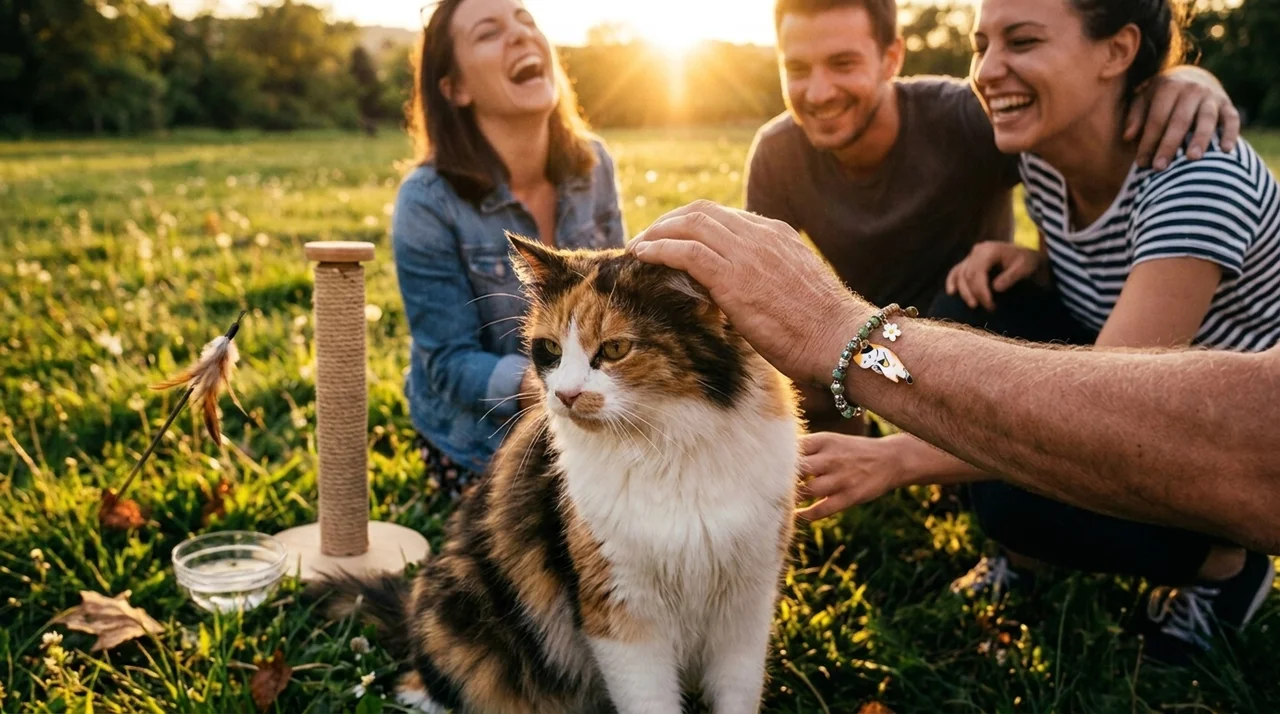 Kat en armband van Auf Katzenspuren